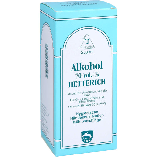 Alkohol 70 VOL % Hetterich (200 ml)