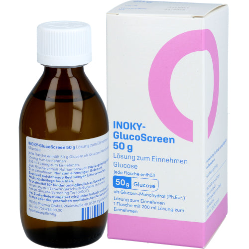 Inoky-Glucoscreen 50 G løsning til indtagelse (200 ml)
