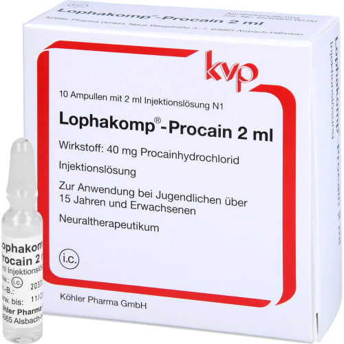 Lophakomp Procain 2ml (10X2 ml)