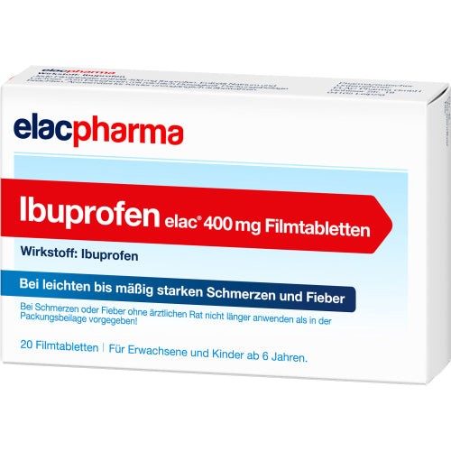 Ibuprofen Elac 400 mg FTA (20 stk.)