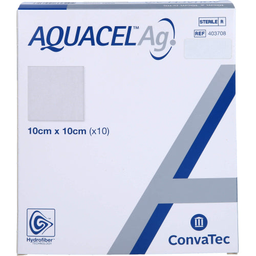 Aquacel AG 10X10cm (10 stk.)
