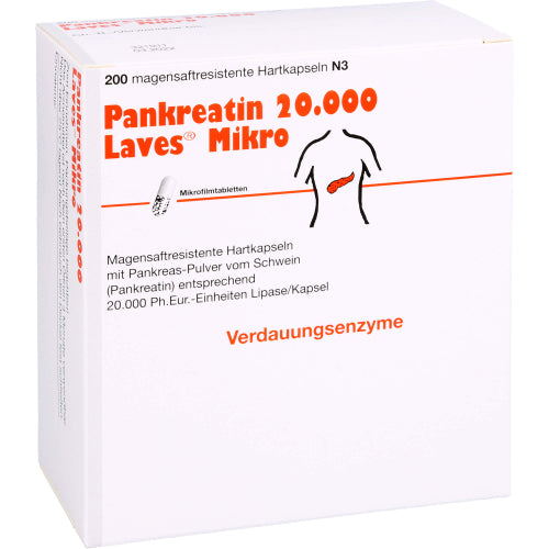 Pankreatin 20000 Laves Mikro (200 stk.ück)