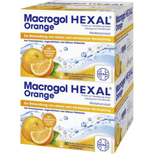 Macrogol Hexal Orange (100 stk.ück)