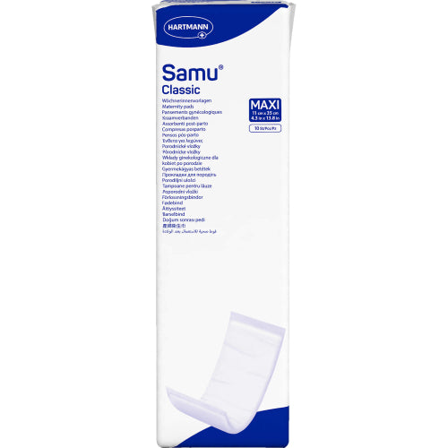Samu Wochenbettvorlagen Classic Maxi 11x35cm P10 (10 Stück)