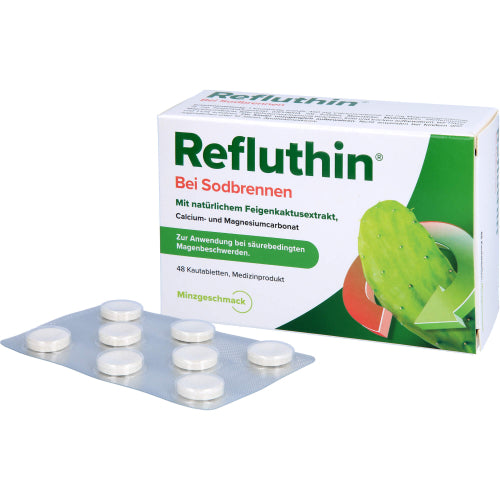 Refluthin bei Sodbrennen Kautabletten Minze (48 St.)
