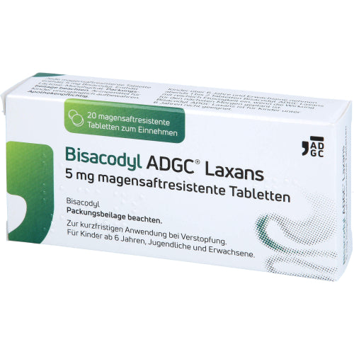 Bisacodyl Adgc Laxans 5 Mg Magensaftresistente Tabl. (20 St.)