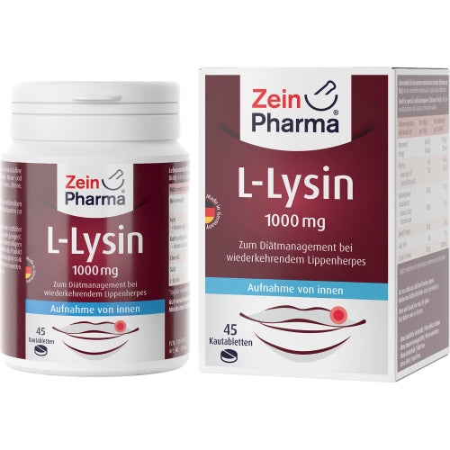 L-Lysin 1000 mg Zitrone 45E (45 Stk.)