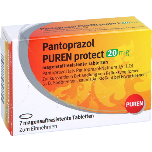Pantoprazol Puren Protect 20 mg magensaftresistente Tabletten (7 St.)