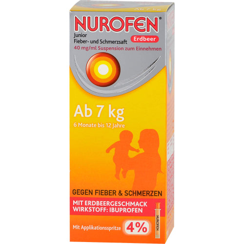 Nurofen JR Fieber u. Schmerz Saft 40 mg/ml (150 ml)