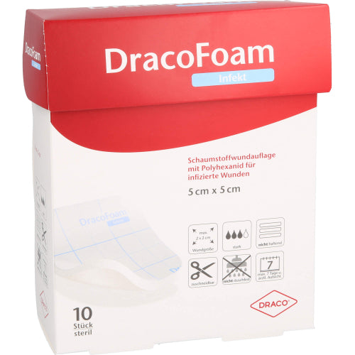 Dracofoam Infekt Schaum 5X5 (10 Stk.)