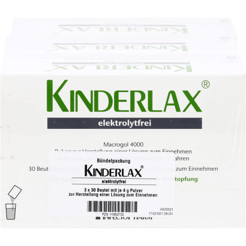 Kinderlax Elektrolytfrei (3x30 Stk.)