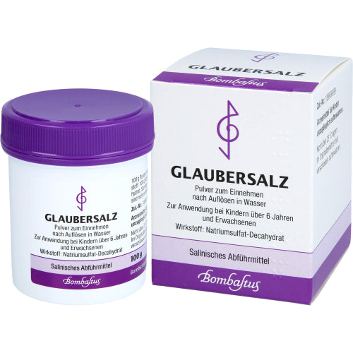 Glaubersalz (natriumsulfat) übersetzt ins Dänische ist „Glaubersalte (natriumsulfat)“. (100 g)