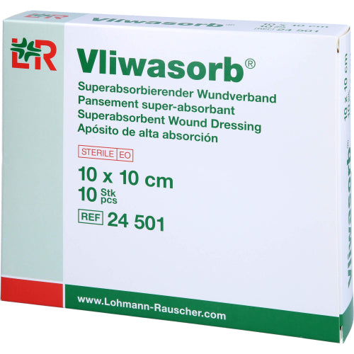 Vliwasorb SUP AB ST10X10cm (10 St.)