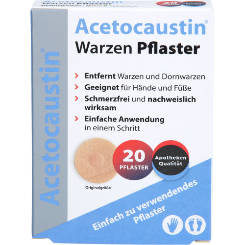 Acetocaustin vorteplaster (20 stk.ück)