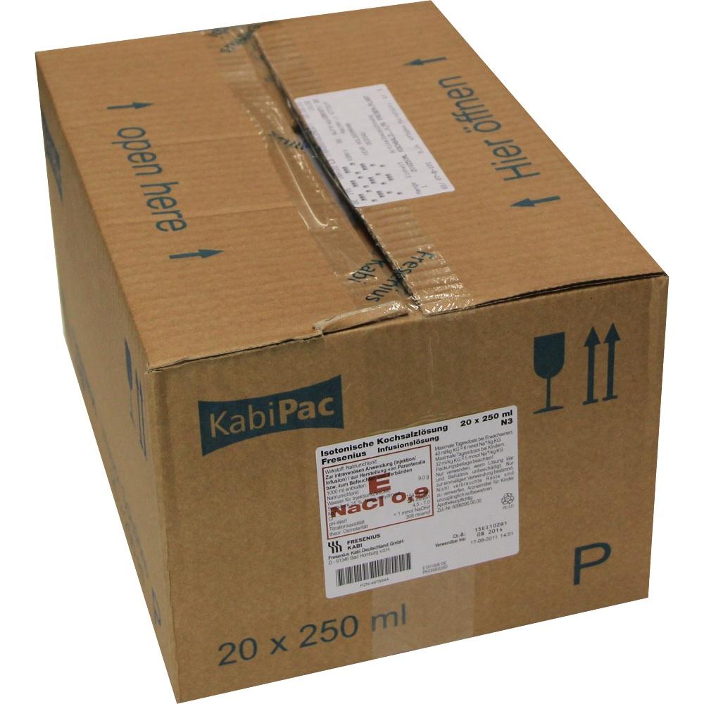 Kochsalzlösung 0,9% Isoton. Pl: Natriumchlorid 0,9% Isoton. Pl (20X250 ml)