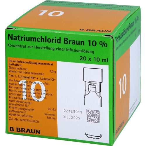 Natriumchlorid 10% Elektrolytkonzentrat (20X10 ml)