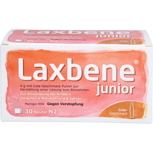 Laxbene Junior 4 G Cola Ple Kinder 6 Monate-8 Jahre (30X4 g)