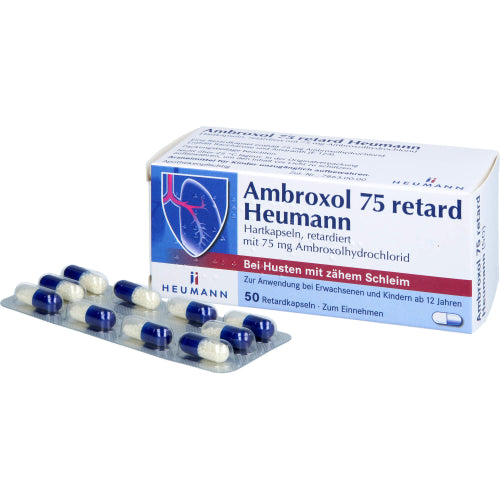 Ambroxol 75 Retard Heumann (50 stk.)