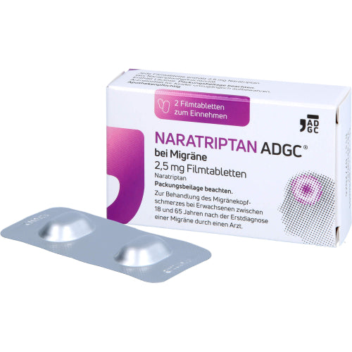 Naratriptan Adgc 2.5mg MGR (2 stk.)