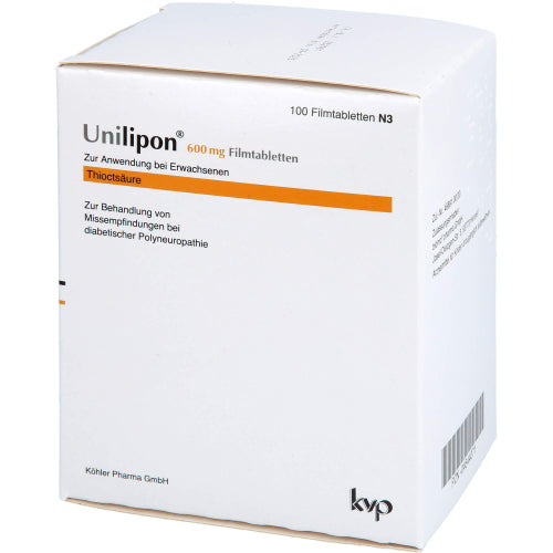 Unilipon 600 Filmtabletter (100 stk.)