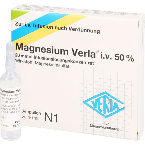 Magnesium Verla IV 50% INF (5 stk.)