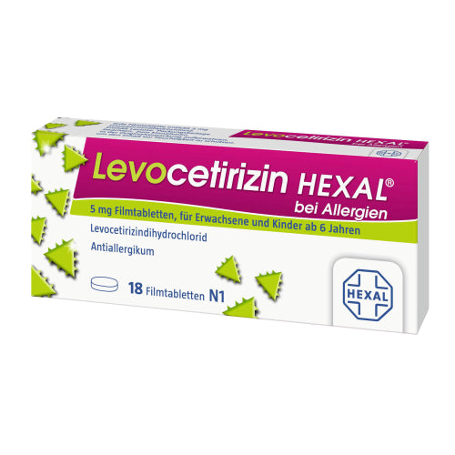 Levocetirizin HEX Allerg 5 (18 stk.)