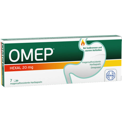 Omeprazol Hexal 20 mg magensaftresistente Kapseln (7 Stk.)
