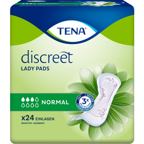 Tena Lady Discreet Normal Inkontinenzeinlagen (24 Stück)