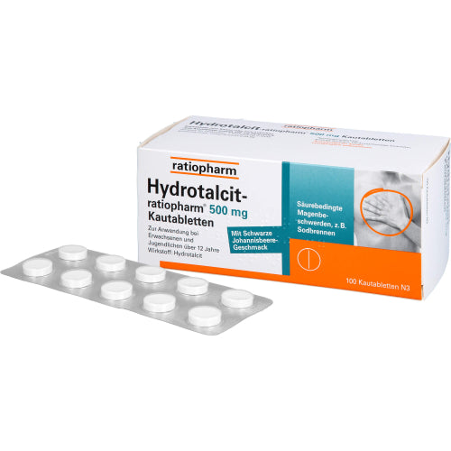 Hydrotalcit-Ratiopharm 500 mg Kautabletten (100 St.ück)