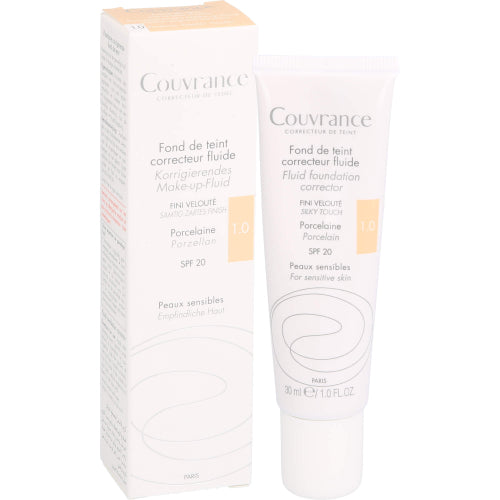 Avene Couvrance Korrigierendes Make-up Fluid Porzellan 1.0 (30 ml)