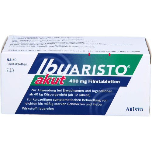 Ibuaristo Akut 400 Mg Filmtabletter (50 stk.ück)