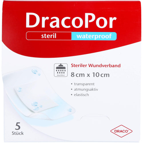 Dracopor WPR Wundv ST 8X10 (5 Stk.)