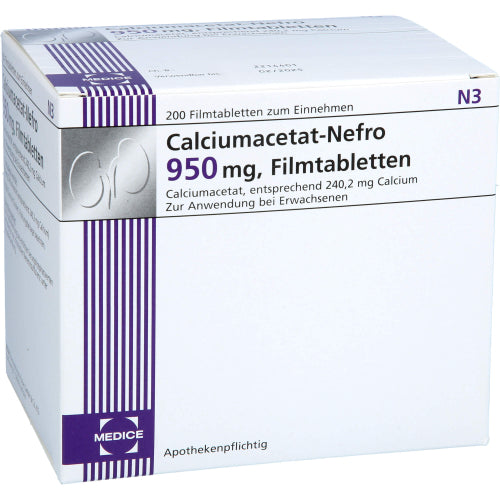 Calciumacetat Nefro 950 mg (200 St.)