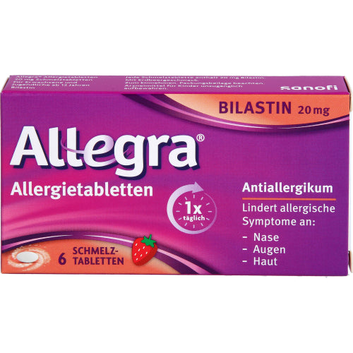 Allegra Allergisk smeltning 20 mg (6 stk.)