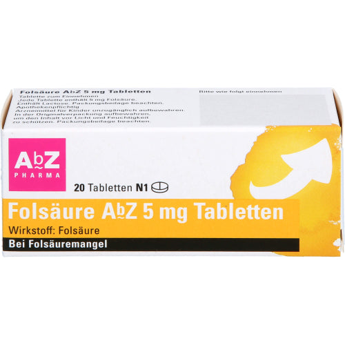 Folsäure ABZ 5mg Tabl (20 St.)
