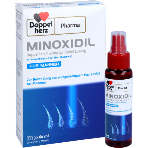 Minoxidil Doppelherzpharma 50 Mg/Ml Lsgzanadh Mand  (3X60 ml)