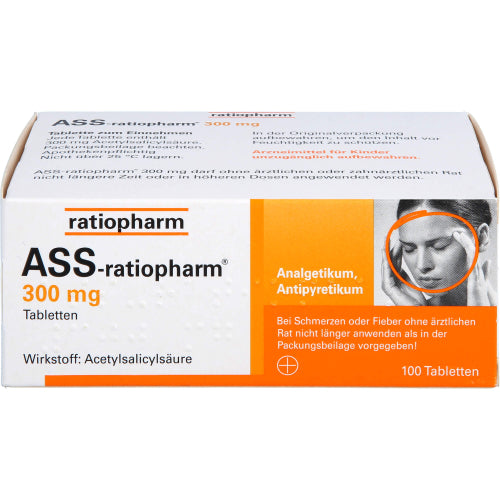 ASS Ratiopharm 300 mg (100 stk.)