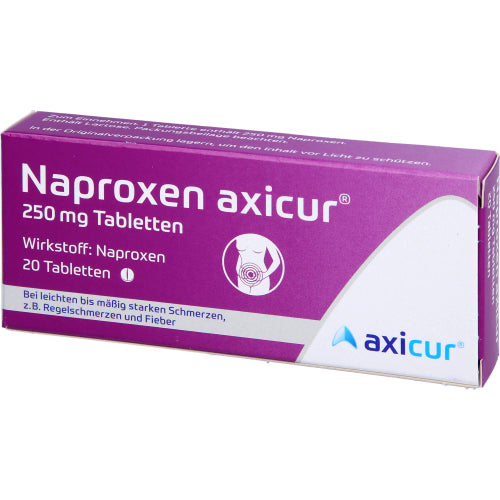 Naproxen Axicur 250 mg TAB (20 stk.)