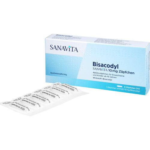 Bisacodyl Sanavita 10 mg Zäpfchen (6 Stk.)