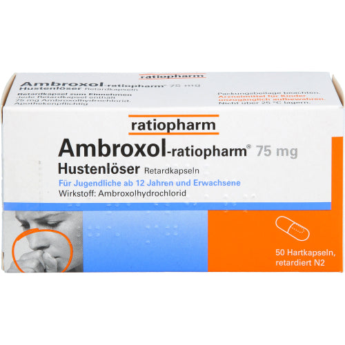 Ambroxol Ratio 75 mg hostesaft (50 stk.)