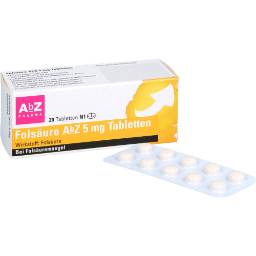 Folsäure ABZ 5mg Tabl (20 St.)