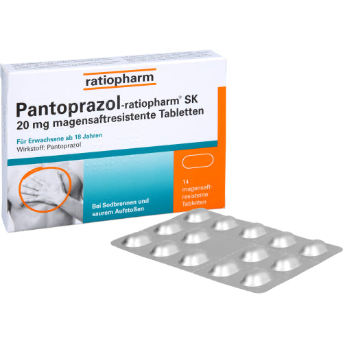 Pantoprazol Ratio SK 20 mg (14 stk.)