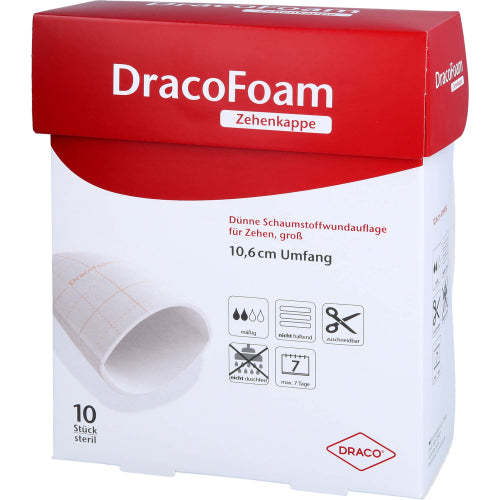 Dracofoam Zehenkappe Größe Groß (10 Stk.)