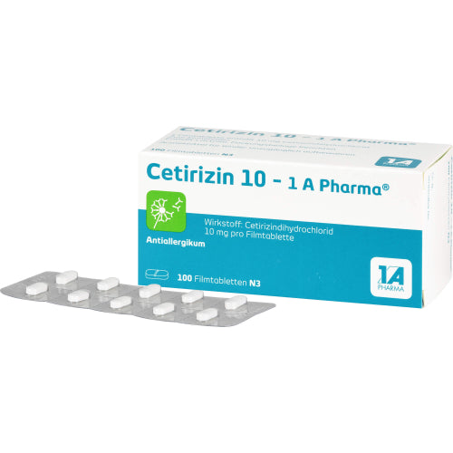 Cetirizin 10 1A Pharma (100 stk.)