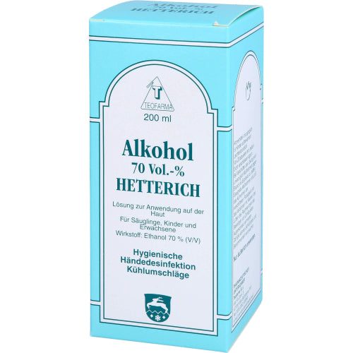Alkohol 70 VOL % Hetterich (200 ml)