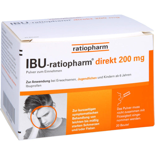 IBU Ratiopharm Direkt 200mg (20 Stk.)