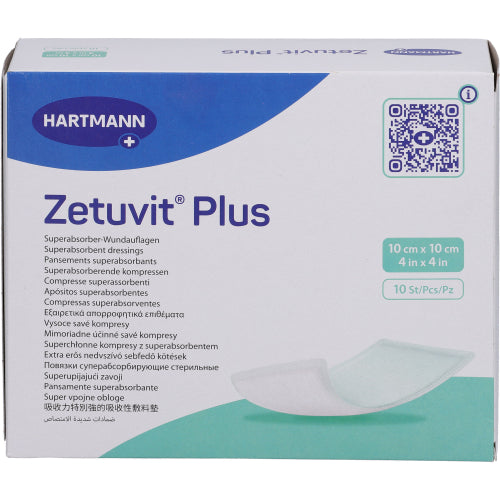 Zetuvit Plus EXT Ster10X10 (10 stk.)