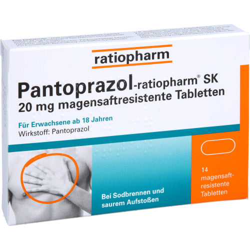 Pantoprazol Ratio SK 20 mg (14 stk.)