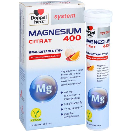 Doppelherz Magnes 400 Citr (24 Stk.)