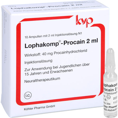 Lophakomp Procain 2ml (10X2 ml)